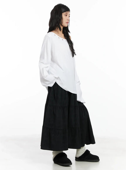 off-shoulder-grommet-long-sleeve-top-cd502