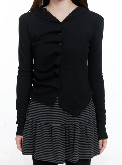 twisted-button-up-hooded-cardigan-cs501