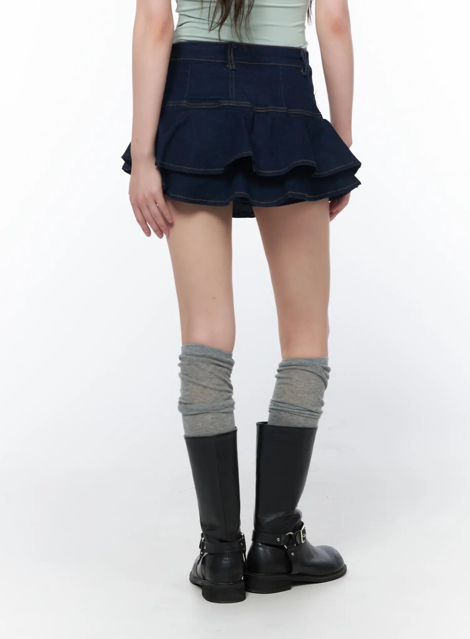 ruffled-denim-mini-skirt-ca530