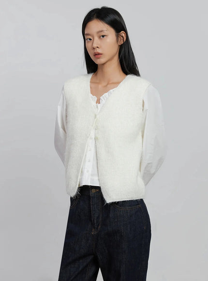 textured-v-neck-knit-vest-id504