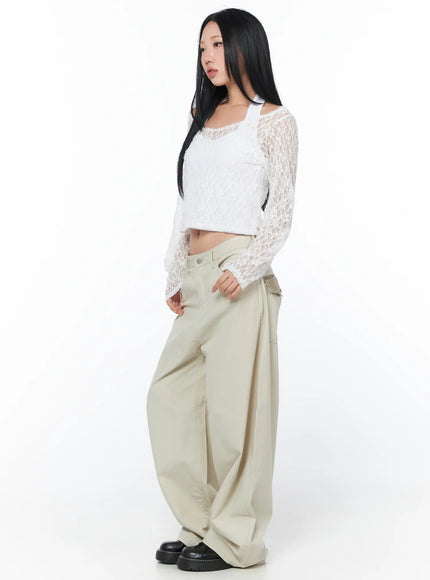 polka-dot-pocket-wide-cotton-pants-cy512