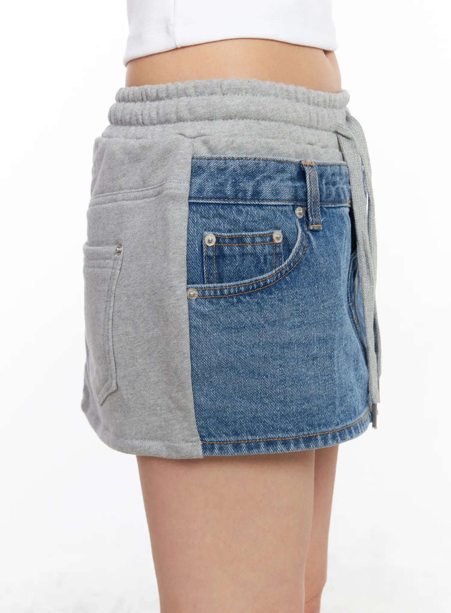sweat-denim-mini-skirt-cm517