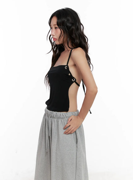 eyelet-halter-knit-top-cl521