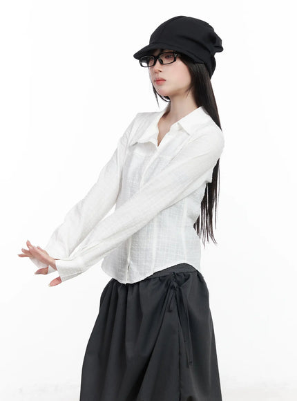 asymmetric-plaid-long-sleeve-shirt-cf523