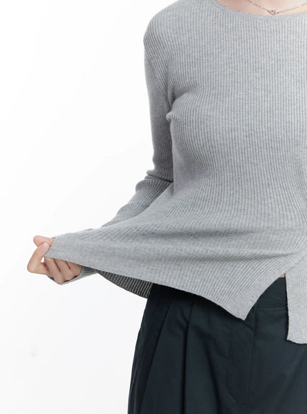 two-way-button-side-slit-knit-top-cg521