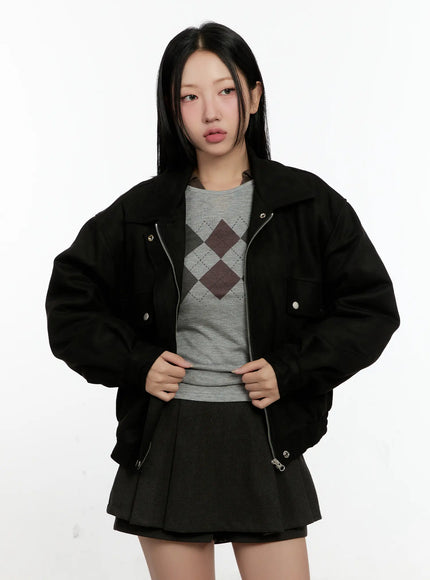 chic-suede-pocket-collar-puffer-jacket-cn505