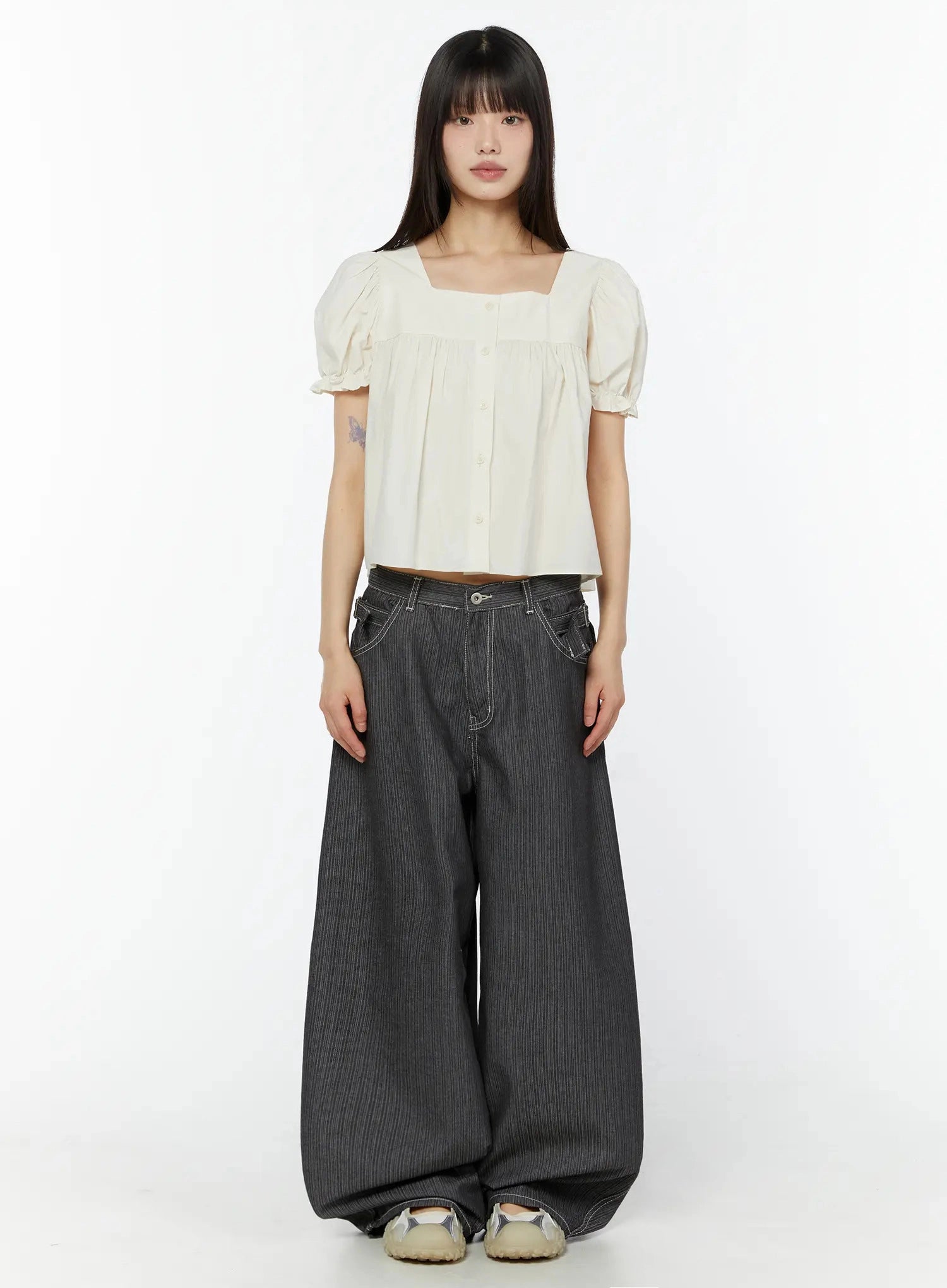 casual-baggy-stripe-pants-iu518