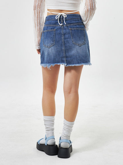 ripped-hem-denim-mini-skirt-cu301