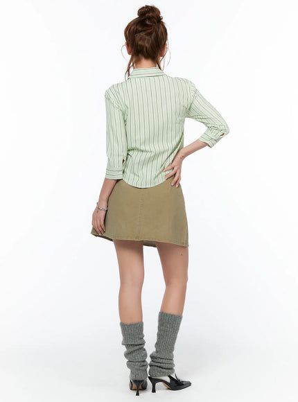 belted-pleated-mini-skirt-ca514
