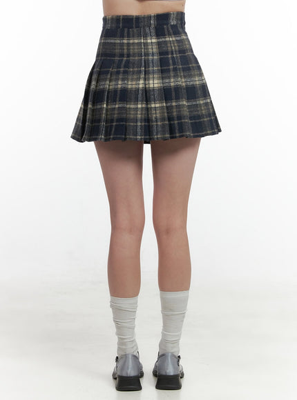 checkered-pleated-tennis-mini-skirt-oo416