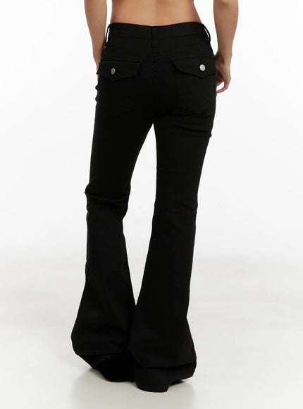 jieu-bootcut-flared-fleece-lined-jeans-cd512
