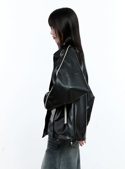 two-tone-faux-leather-jacket-cg511