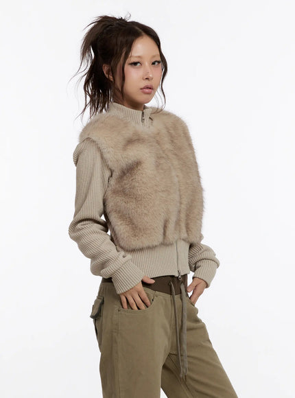 textured-knit-faux-fur-jacket-cn527