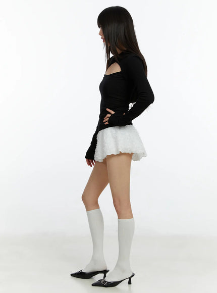 flare-lace-mini-skirt-cf510