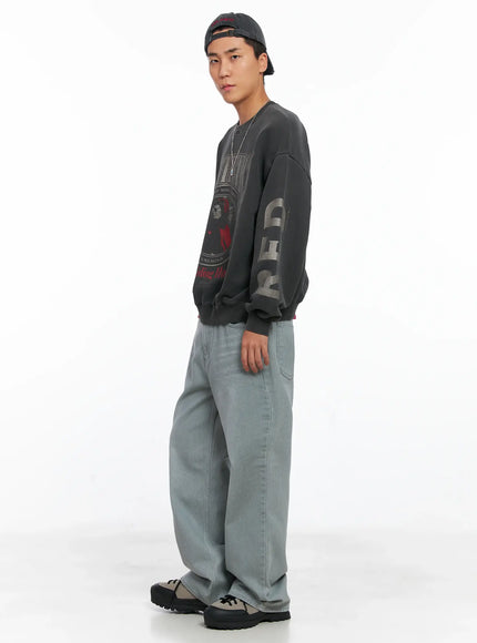 mens-floral-pendant-chain-necklace-is509