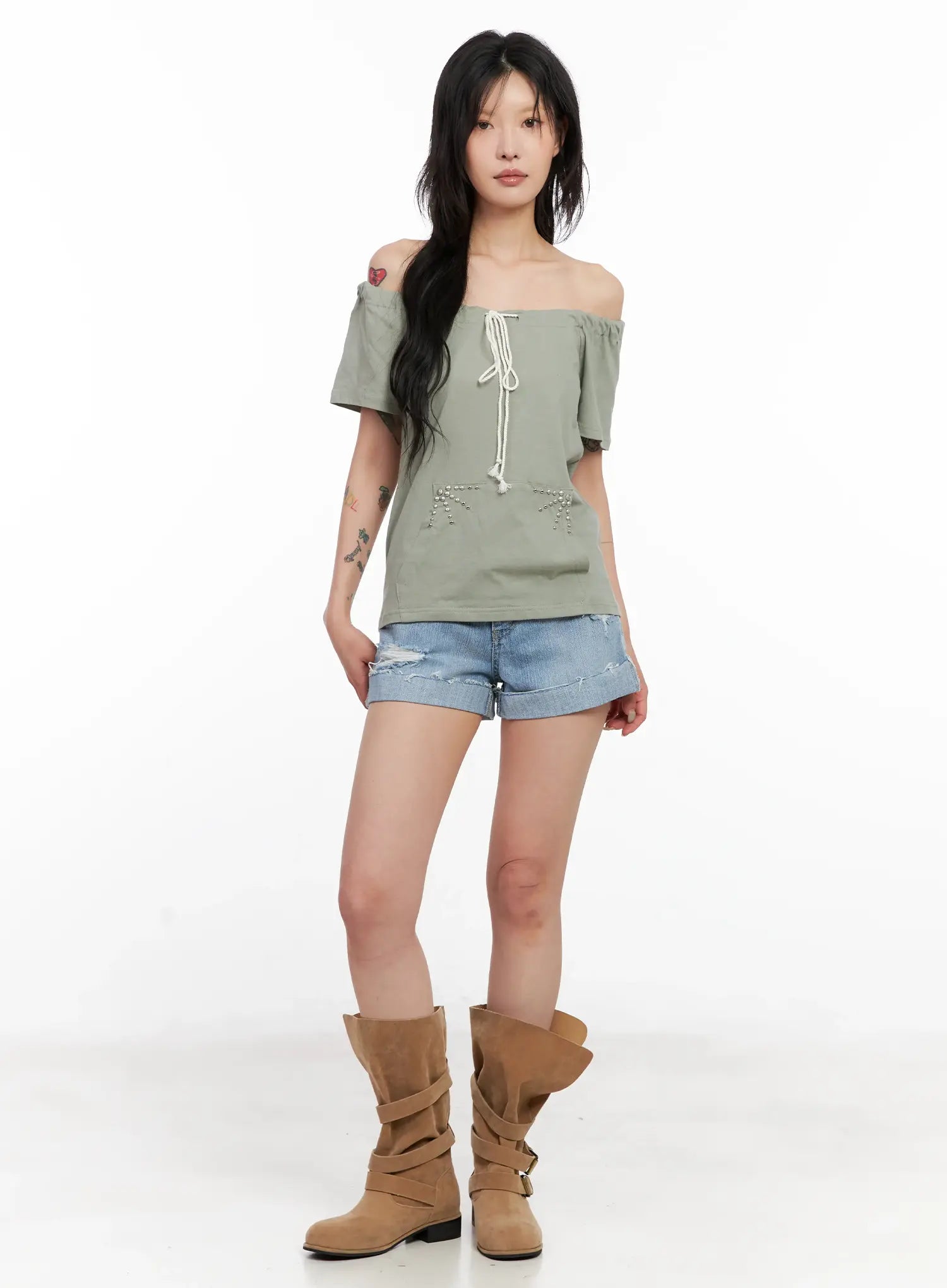 off-shoulder-drawstring-top-cl528