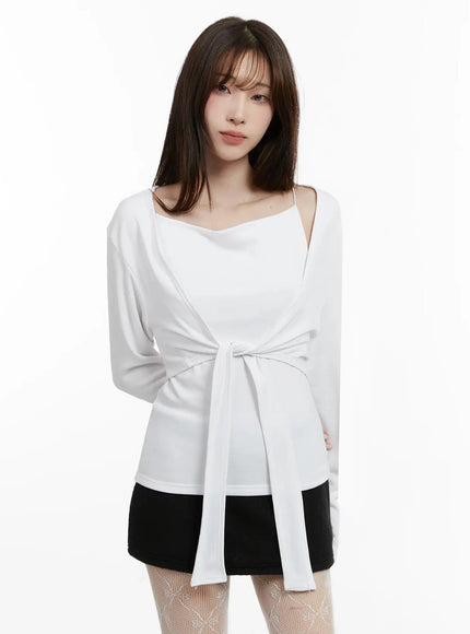 tie-layered-knit-cami-cardigan-set-ij516