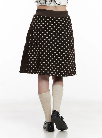 fleece-polka-dot-midi-skirt-cn527