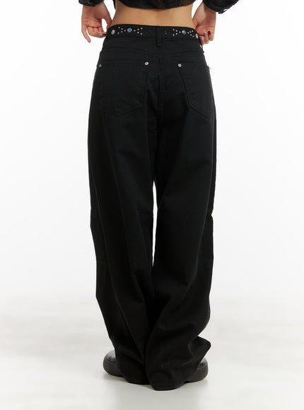 stud-waist-wide-leg-pants-cy403