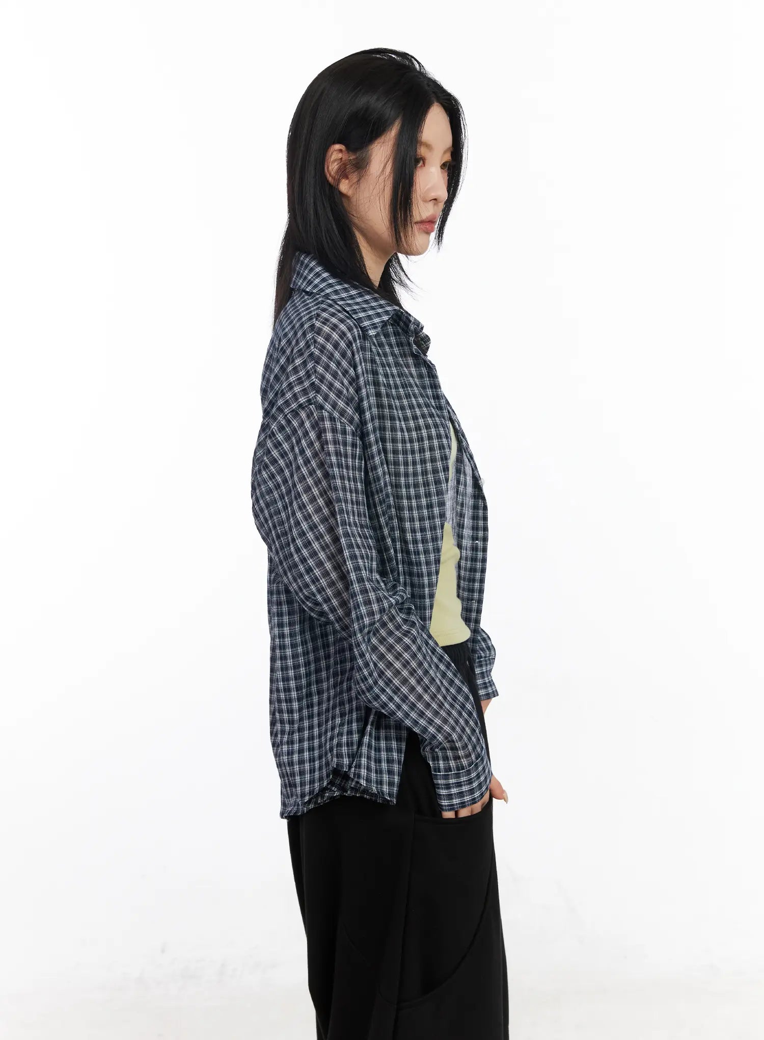 plaid-button-up-long-sleeve-shirt-cf526