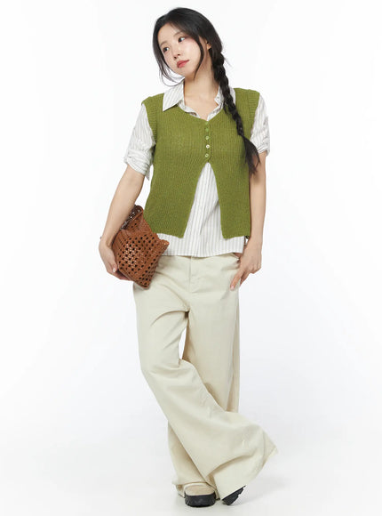 roll-up-sleeve-stripe-blouse-cy522