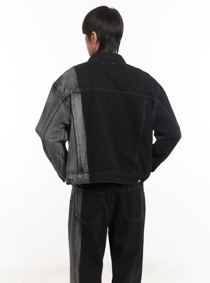 mens-buttoned-washed-denim-jacket-black-im519