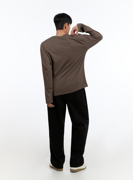 mens-basic-cotton-long-sleeve-t-shirt-brown-is412