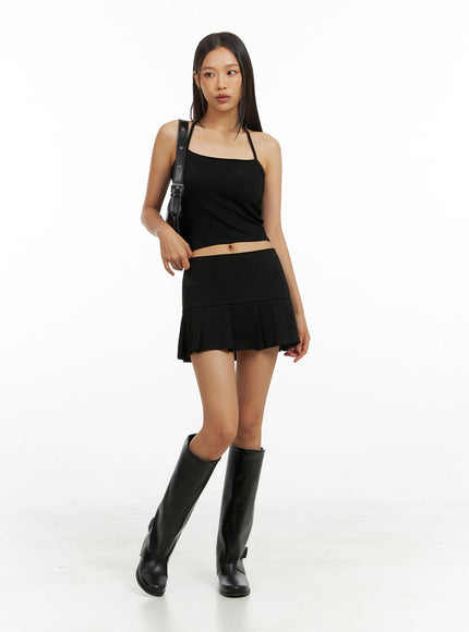 half-pleated-mini-skirt-ig405