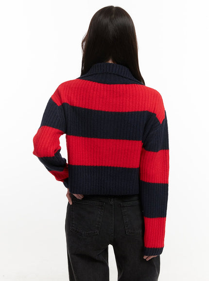 stripe-buttoned-collar-knit-cardigan-on429