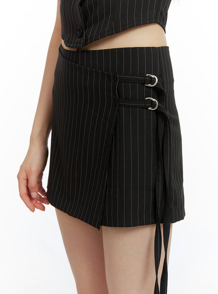 stripe-buckle-wrap-shorts-cl402