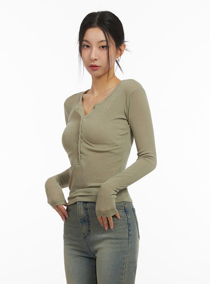 buttoned-slim-fit-long-sleeve-top-ij503