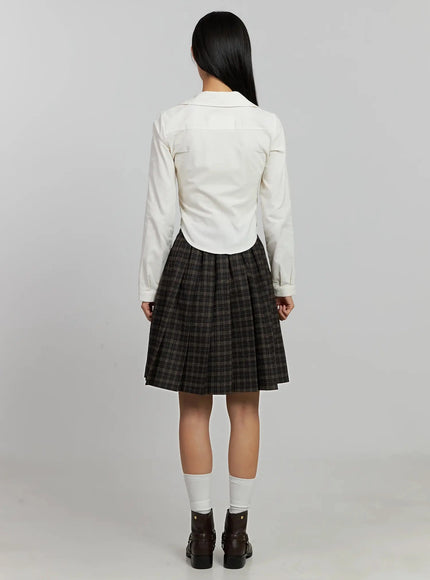 corduroy-pintuck-blouse-ij502