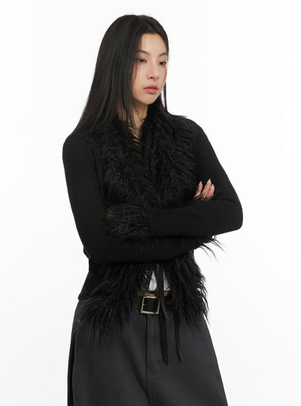 chic-fur-trim-cardigan-id431