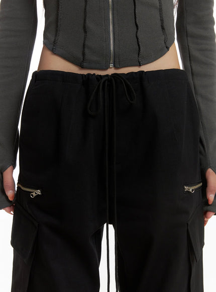 pintuck-string-pocket-cargo-pants-cg430