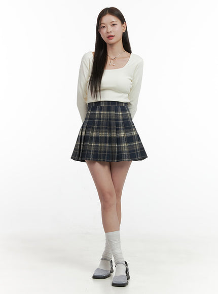 checkered-pleated-tennis-mini-skirt-oo416