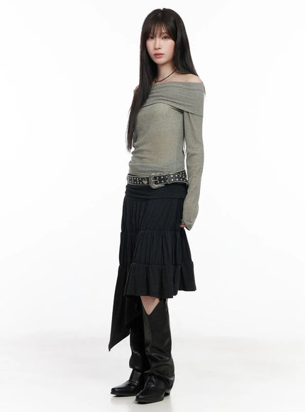 ribbed-off-shoulder-long-sleeve-top-cf523