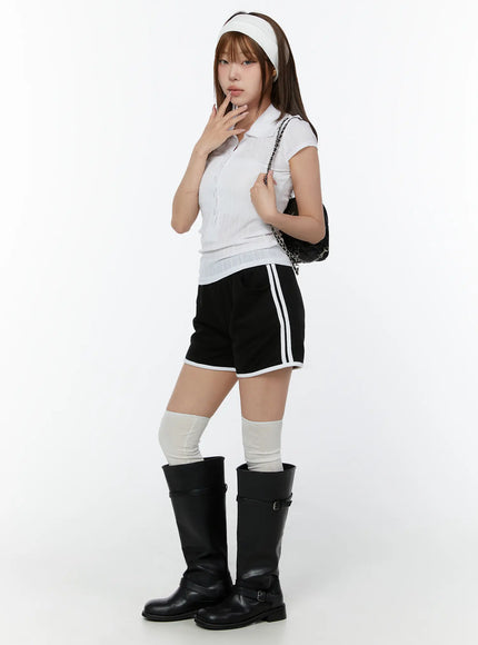 sheer-button-up-polo-shirt-cy518