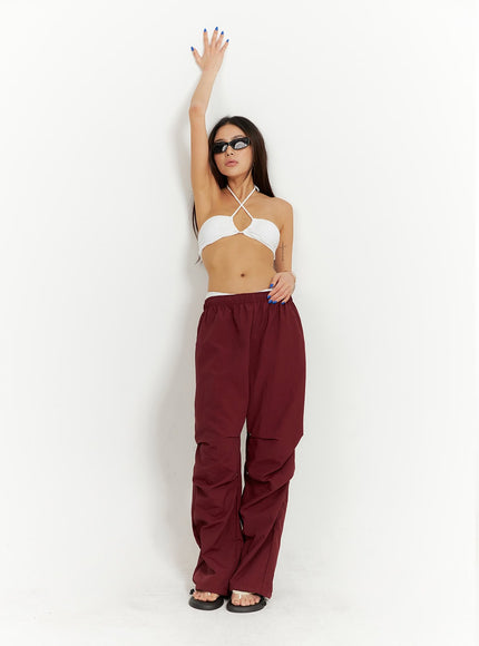 pintuck-nylon-wide-leg-pants-oy408