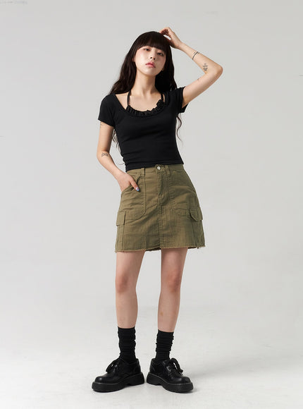 cargo-mini-skirt-cl312