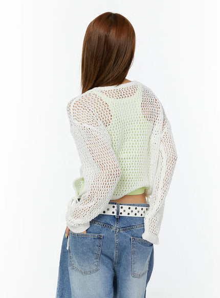 summer-mesh-long-sleeve-knit-top-cy521