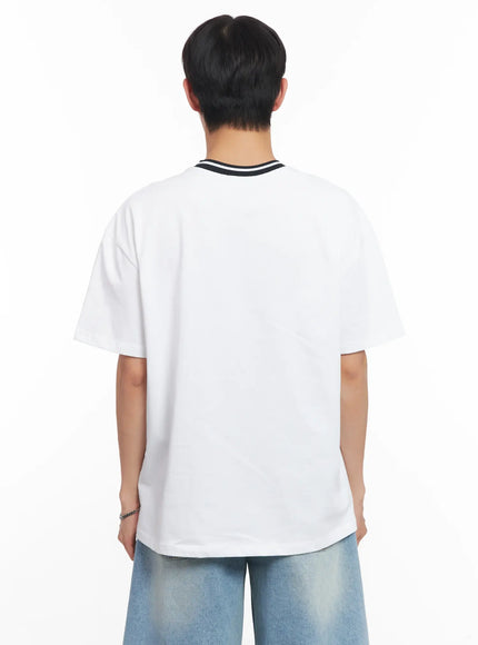 mens-v-neck-two-tone-tee-iu518