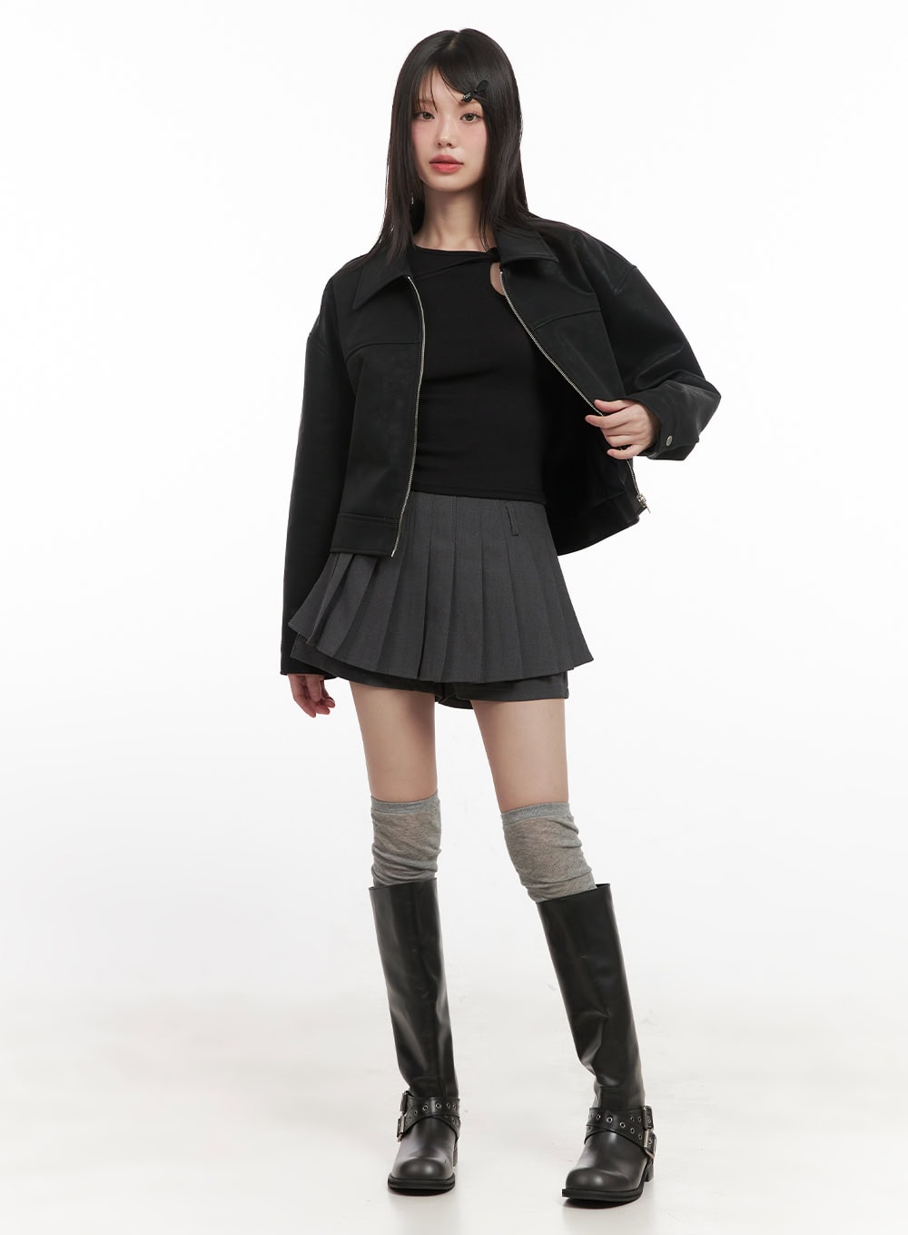 pleated-mini-skirt-with-built-in-shorts-cj528