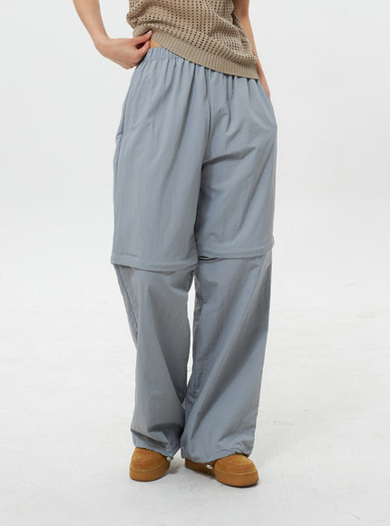 Color Wide Track Pants IY312