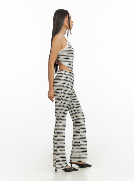 cotton-stripe-bootcut-pants-iy422