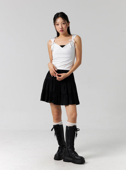 tiered-mini-skirt-cg303