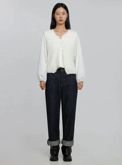 textured-v-neck-knit-vest-id504