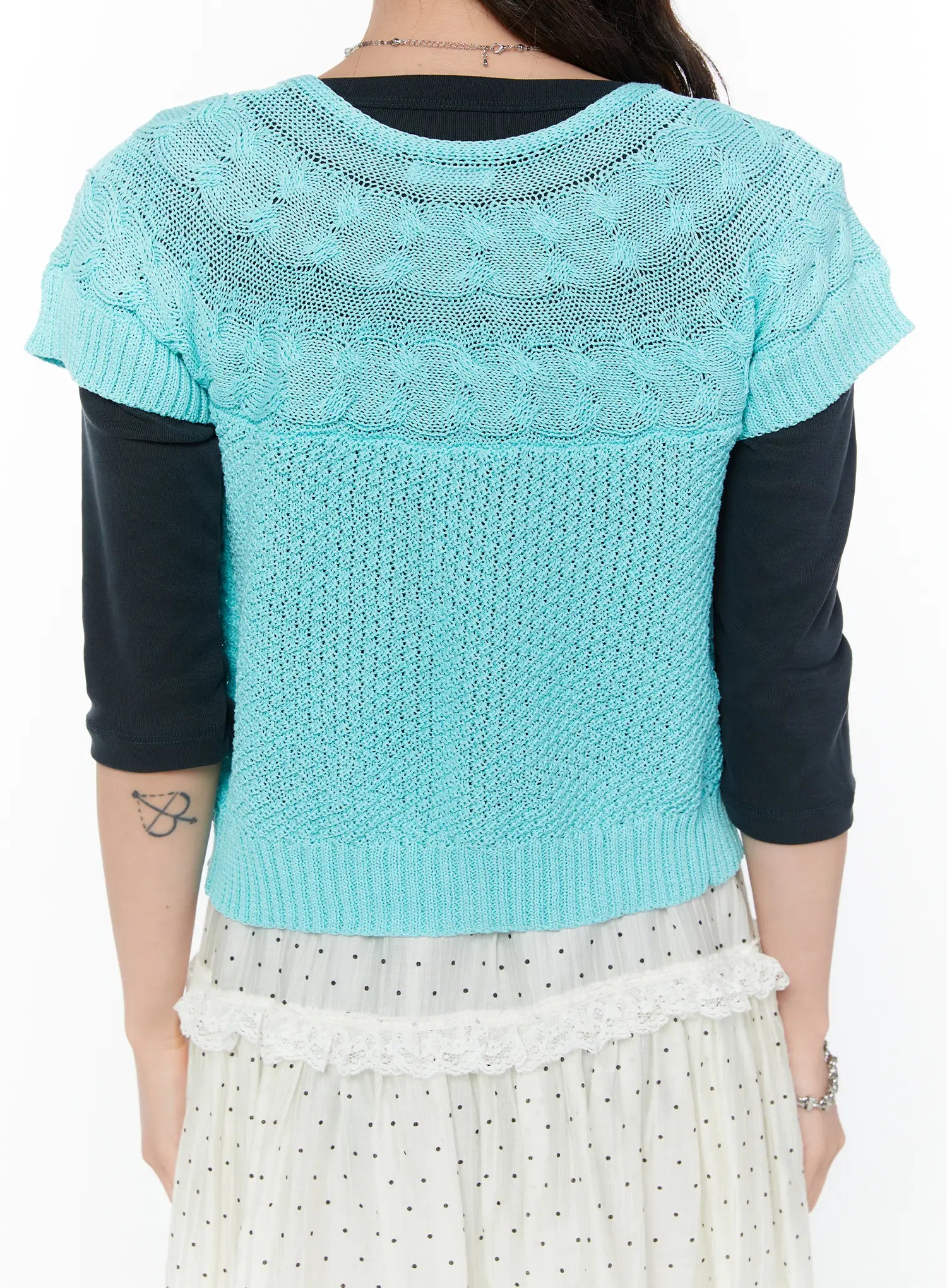 short-sleeve-cable-knit-cardigan-cy515