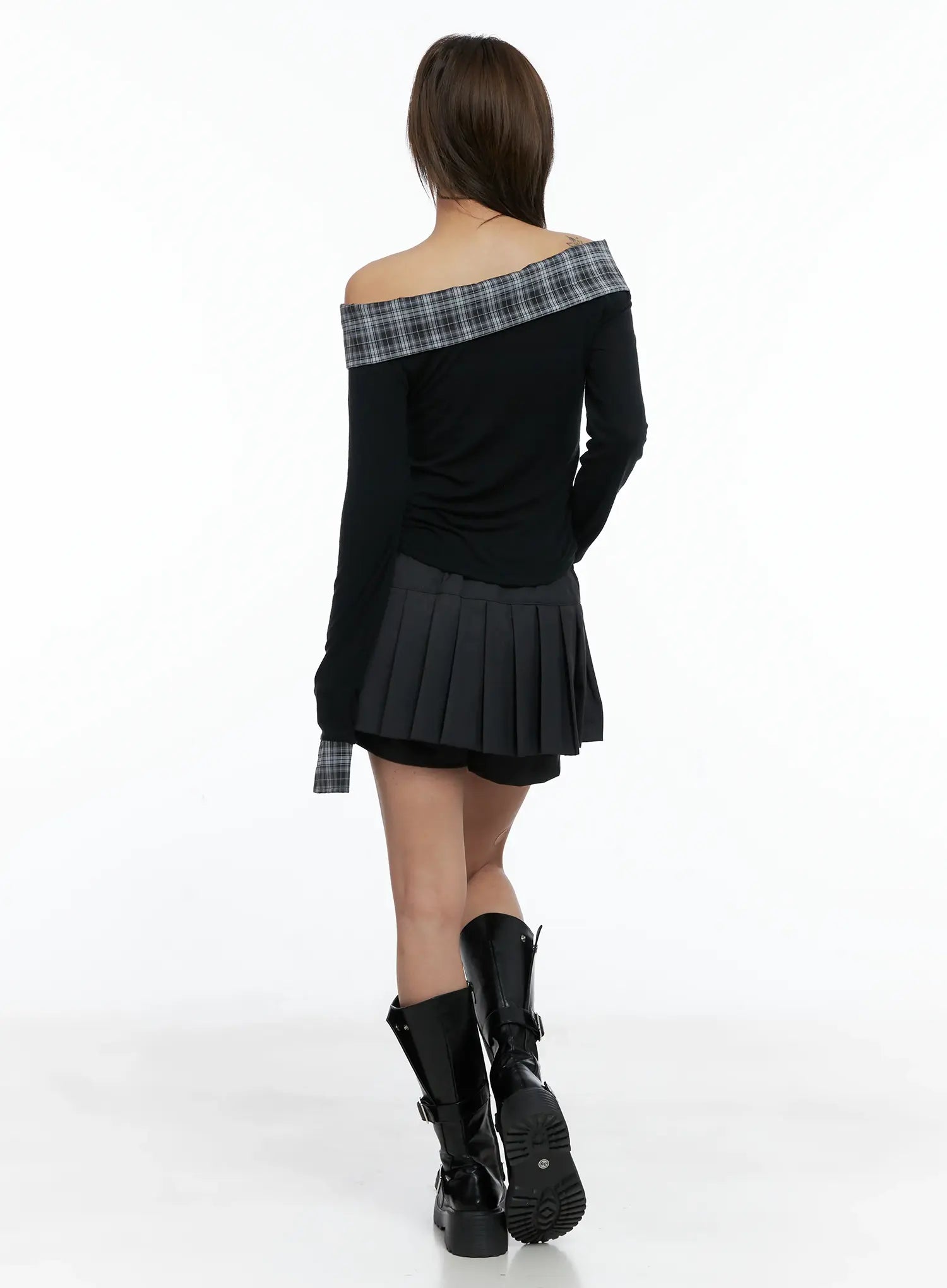 trendy-pleated-mini-skirt-cs504