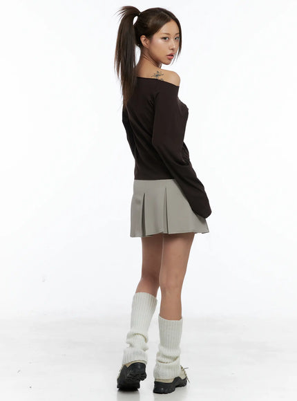 pleated-mini-a-line-skirt-cs504