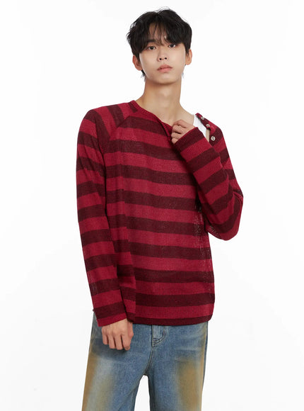 mens-striped-snap-button-long-sleeve-shirt-io516